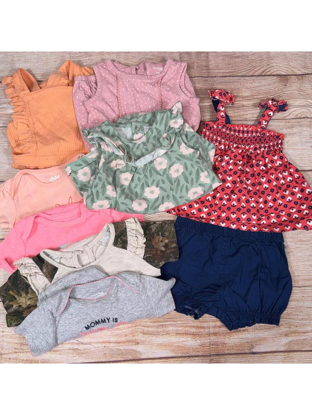 12 Month Girls Mixed Summer Bundle